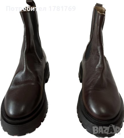 Дамски боти от естествена кожа , снимка 4 - Дамски боти - 42881979