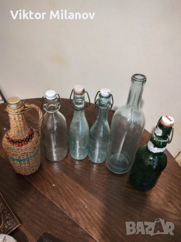 Стари бутилки, снимка 1 - Антикварни и старинни предмети - 37312985