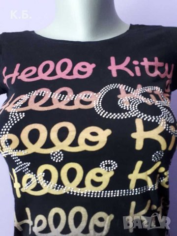 Блузка ,, Hello Kitti" р-р 152/158 ( S ), снимка 3 - Тениски - 33765767