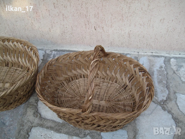 Кошници плетени два броя в отлично състояние внос от Германия, снимка 5 - Декорация за дома - 50955145