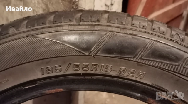 Продавам 2 броя зимни гуми 185.55.15 на 1 сезон дот 2019 Falken , снимка 3 - Гуми и джанти - 53084762