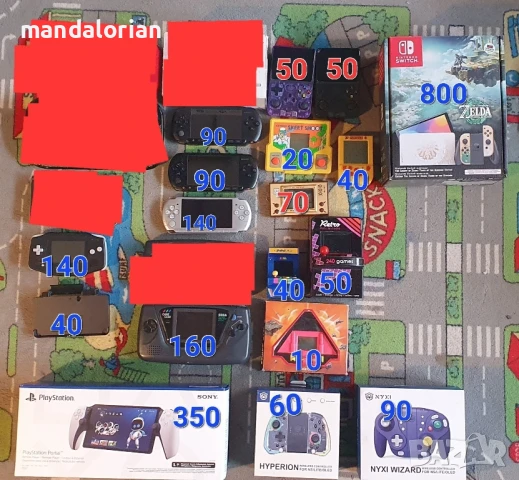 Playstation, nintendo, sega, psp, razer xbox