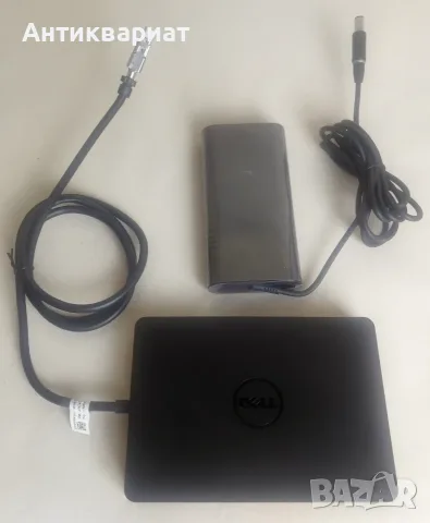 Универсална докинг станция Dell WD15 K17A USB-C + зарядно Dell AC Adapter DA90PM130
