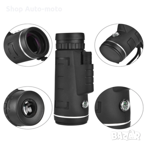 Монокъл за наблюдение, Далекоглед, 18x62, Черен, снимка 2 - Други спортове - 51742129