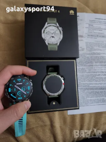Huawei watch GT4 GREEN чисто нов, подарък  от коледа Смарт часовник, снимка 2 - Смарт гривни - 48475863