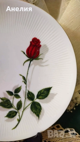 Rote rose🌹 Баварска червена роза, снимка 8 - Чаши - 52746357