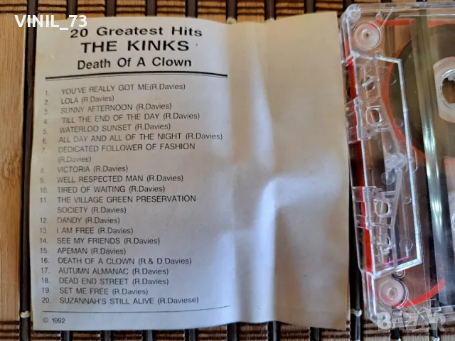 20 Greatest Hits - The Kinks –Death Of A Clown, снимка 3 - Аудио касети - 48845487