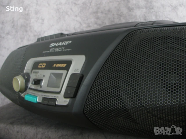 SHARP QT-CD 111 BOOMBOX Радиокасетофон CD от 80те Отличен