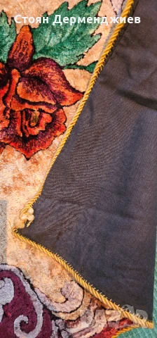 Старинен стенен килим-ковьор, снимка 4 - Килими - 50567446