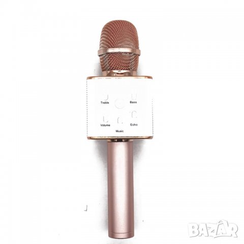 Караоке микрофон Q7 със USB и Bluetooth, снимка 3 - Микрофони - 32200338