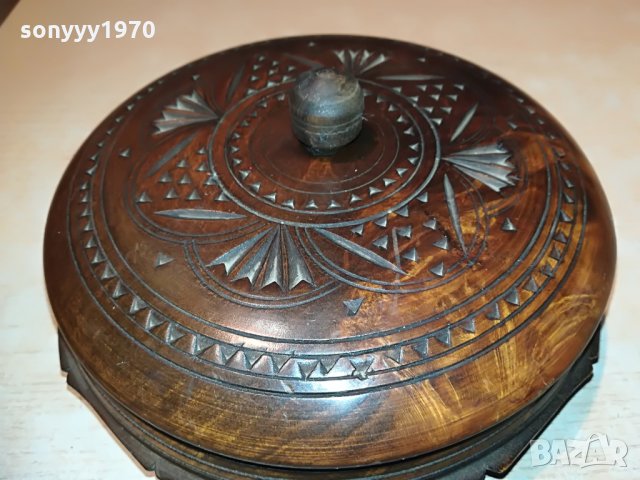 КРЪГЛА КУТИЯ С КАПАК-ВНОС ФРАНЦИЯ, снимка 8 - Антикварни и старинни предмети - 29496026