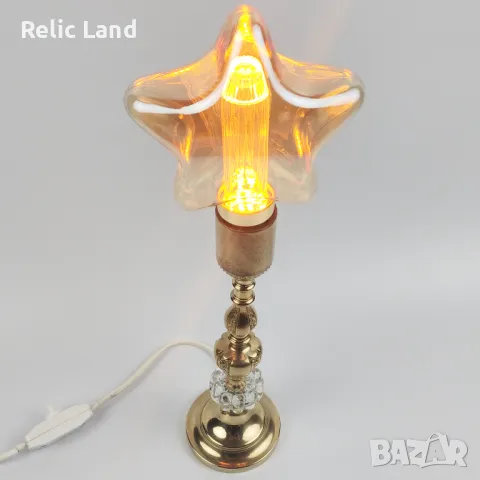 Деко нощна лампа, снимка 2 - Антикварни и старинни предмети - 47397287