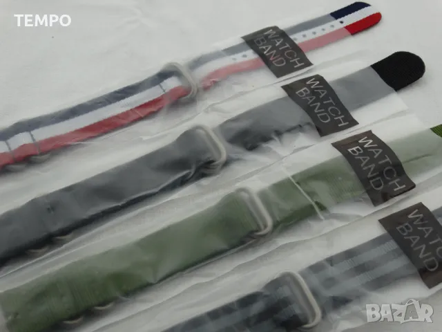 КАИШКА ZULU- ЧЕРЕН / СИВ -18мм + ПОДАРЪК, снимка 3 - Каишки за часовници - 48202625