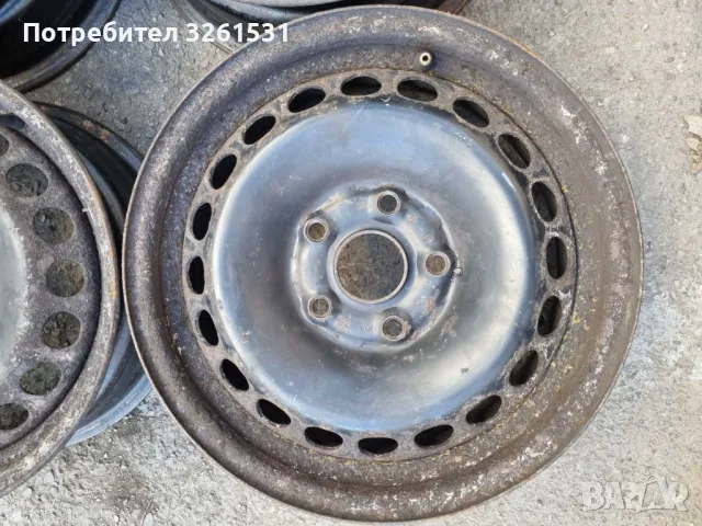 Стоманени джанти 15", 5x112, централен отвор 57.1 - VW, Audi и Skoda, снимка 5 - Гуми и джанти - 49119112