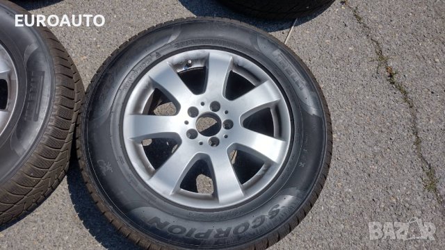 4 броя зимни гуми с оригиналми лети джанти за Мерцедес, снимка 5 - Гуми и джанти - 37614167