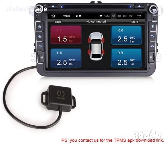 TPMS СИСТЕМА ЗА СЛЕДЕНЕ НАЛЯГАНЕТО В ГУМИТЕ, снимка 4 - Навигация за кола - 38122129