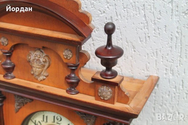 Немски стенен часовник , снимка 4 - Стенни часовници - 50474463