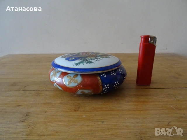 Японска порцеланова кутия Satsuma Сатцума