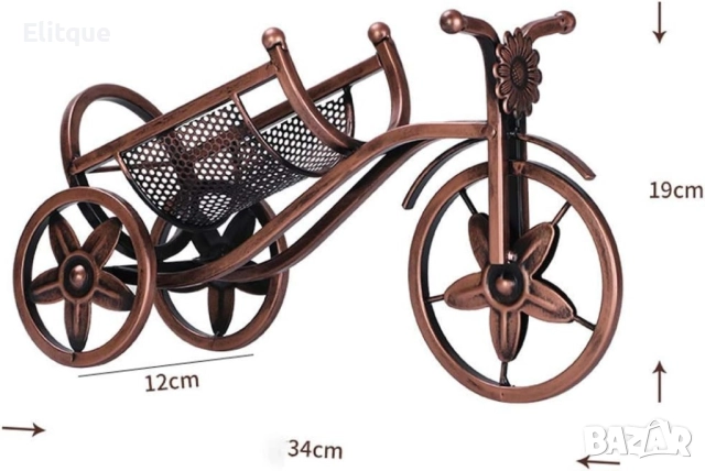 Метална поставка за вино Колело, снимка 13 - Други стоки за дома - 52709852