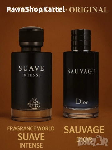 Мъжки Парфюм Fragrance World Suave Intense EDP 100 мл., снимка 1 - Мъжки парфюми - 52974854