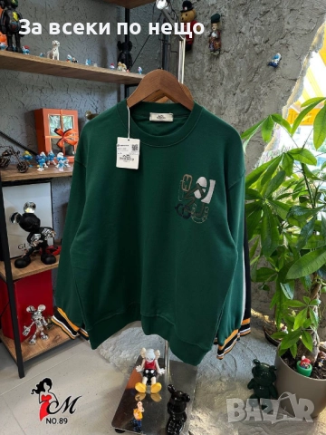 Мъжка Памучна Блуза С Дълъг Ръкав - Налични Различни Цветове Код SK84, снимка 4 - Блузи - 52475631