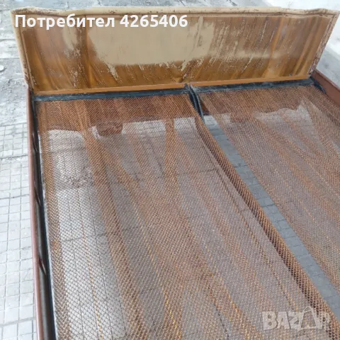 Метално легло размер 165/190 см с две пружини, снимка 3 - Спални и легла - 48516815