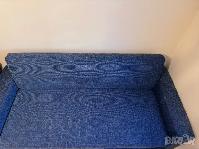 Разтегателен диван - син, снимка 4 - Дивани и мека мебел - 49877857