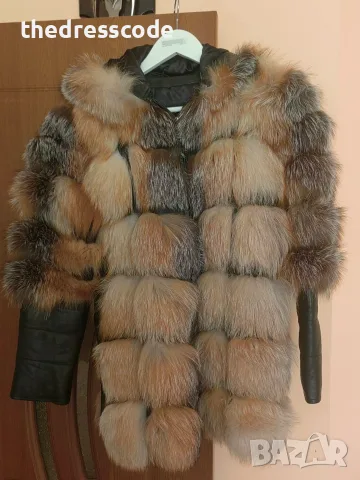 ПАЛТО ОТ ЕСТЕСТВЕН КОСЪМ, снимка 2 - Палта, манта - 56069334