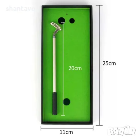 Комплект мини голф с 3 химикала - метални стикове, снимка 5 - Подаръци за мъже - 49369859