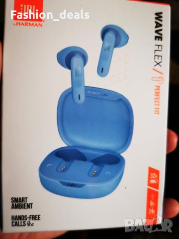 Нови Безжични слушалки JBL - Wave Flex, TWS, сини, снимка 10 - Bluetooth слушалки - 42318607