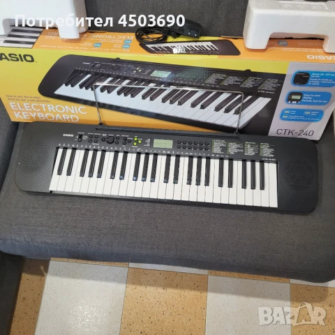 Синтезатор Casio CTK 240, снимка 3 - Синтезатори - 50941019