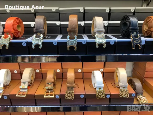 колани от естествена кожа в кутия celine loewe 