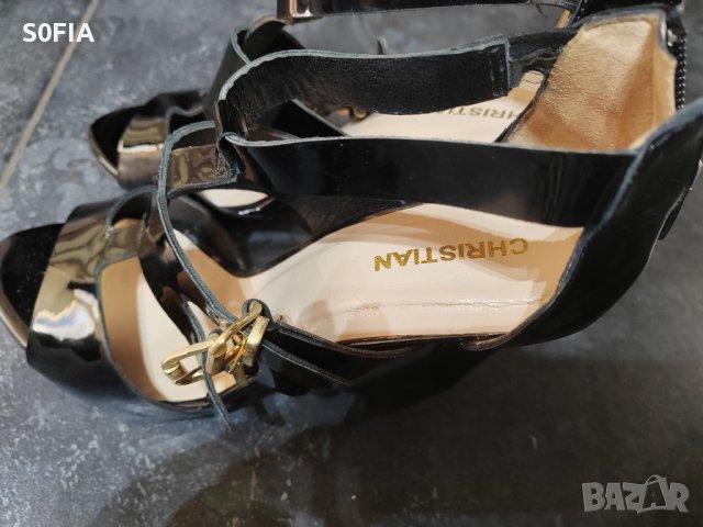 Christian български кожени сандали 38