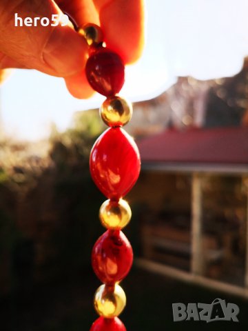 Дамска огърлица-кехлибар и злато.Османска империя., снимка 10 - Колиета, медальони, синджири - 31537404