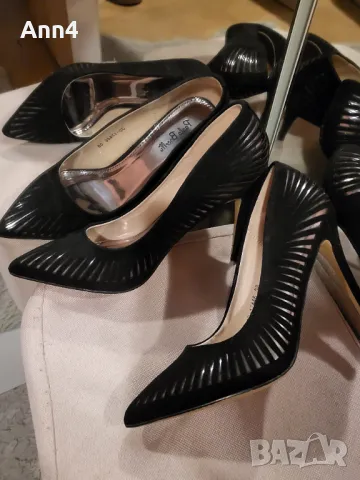 Празничен сет рокля и елегантни обувки на ток 38 номер , снимка 2 - Рокли - 47973382