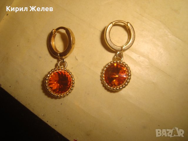 СКЪПОЦЕННИ БУТИКОВИ СРЕБЪРНИ с ПОЗЛАТА АРТ ОБЕЦИ СРЕБРО 925 с ЮВЕЛИРНО ФАСЕТИРАН ЦИТРИН 32498, снимка 8 - Обеци - 38323681