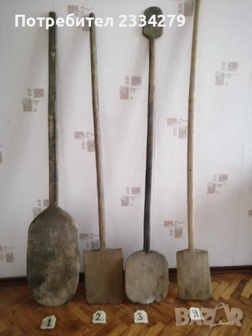 Стари фурнаджийски лопати и дъски за месене на хляб и други. , снимка 4 - Антикварни и старинни предмети - 52320426