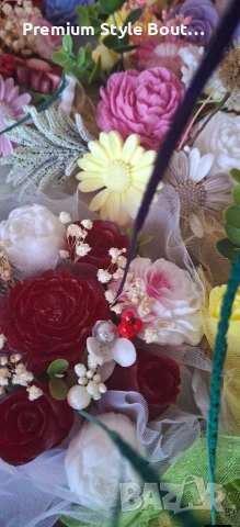 букет от соеви свещи , снимка 11 - Декорация за дома - 54004913