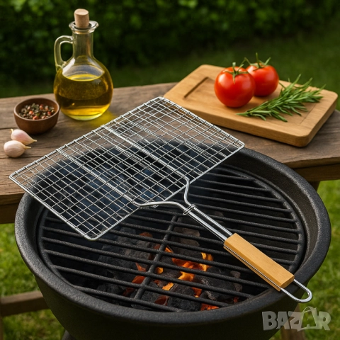 Скара за барбекю за бургери Muhler 32x19x47.5см / 32x19x48 см