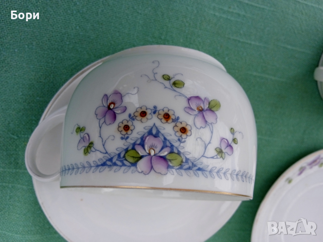 Немски порцелан чаши за чай, снимка 6 - Чаши - 36575183