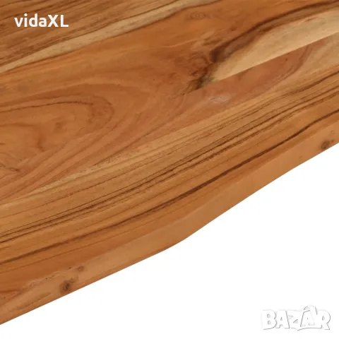 vidaXL Плот за бюро, 140x50x2,5 см, правоъгълен, масивно дърво акация, снимка 7 - Бюра - 56147330