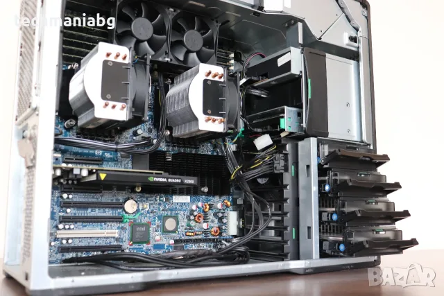 HP Z800 Workstation – 2x Xeon X5660 / 48GB RAM / Quadro / SSD, снимка 4 - Работни компютри - 56225989