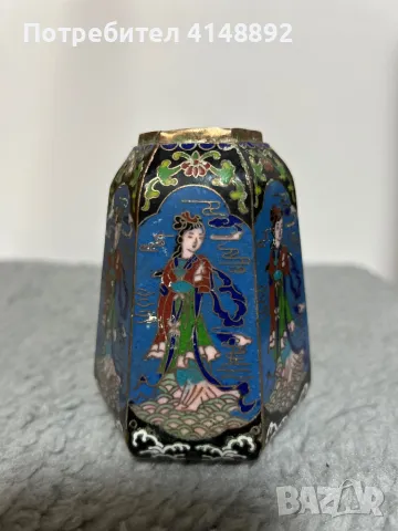 Антична китайска ваза 19 век, снимка 3 - Вази - 48484549