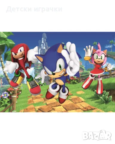 Детски пъзел Соник 2, 104 части, Sonic , снимка 3 - Игри и пъзели - 50319921