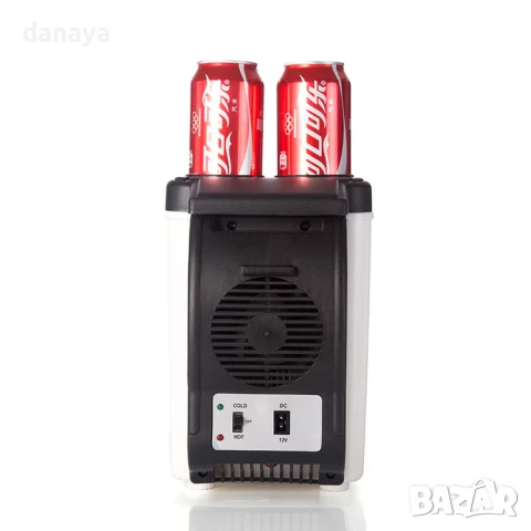 6038 Хладилна чанта за кола 12V с опция за затопляне и поставки за чаши, снимка 6 - Хладилни чанти - 51210786