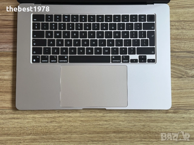 MacBook Air 15 M2`8 CPU/10 GPU/8GB RAM/256GB SSD/Бат 99%/Като Нов, снимка 3 - Лаптопи за работа - 53284281