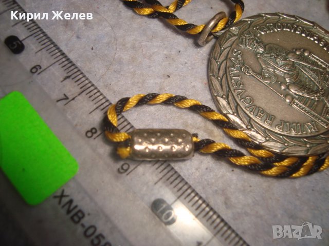 СТАР КРАЛСКИ НЕМСКИ ПОСРЕБРЕН РЯДЪК КРАСИВ КОЛЕКЦИОНЕРСКИ МЕДАЛ с ШНУРЧЕ 30634, снимка 6 - Антикварни и старинни предмети - 37954907