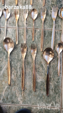 40 броя Посребрени прибори 90 и 100, снимка 7 - Колекции - 54365341