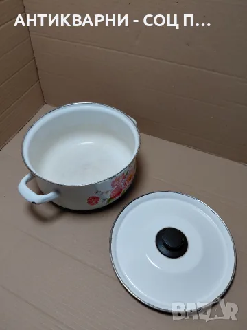 Стара Японска Емаилйрана Тенджера 4лт. НОМЕР 1., снимка 7 - Антикварни и старинни предмети - 55754710
