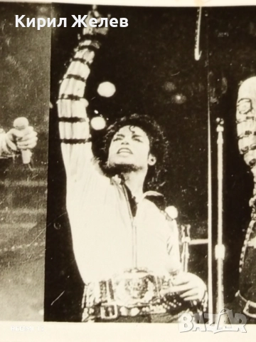 Стара рядка снимка картичка на ПОП ИКОНАТА Michael Jackson за КОЛЕКЦИОНЕРИ 51234, снимка 3 - Колекции - 52131834